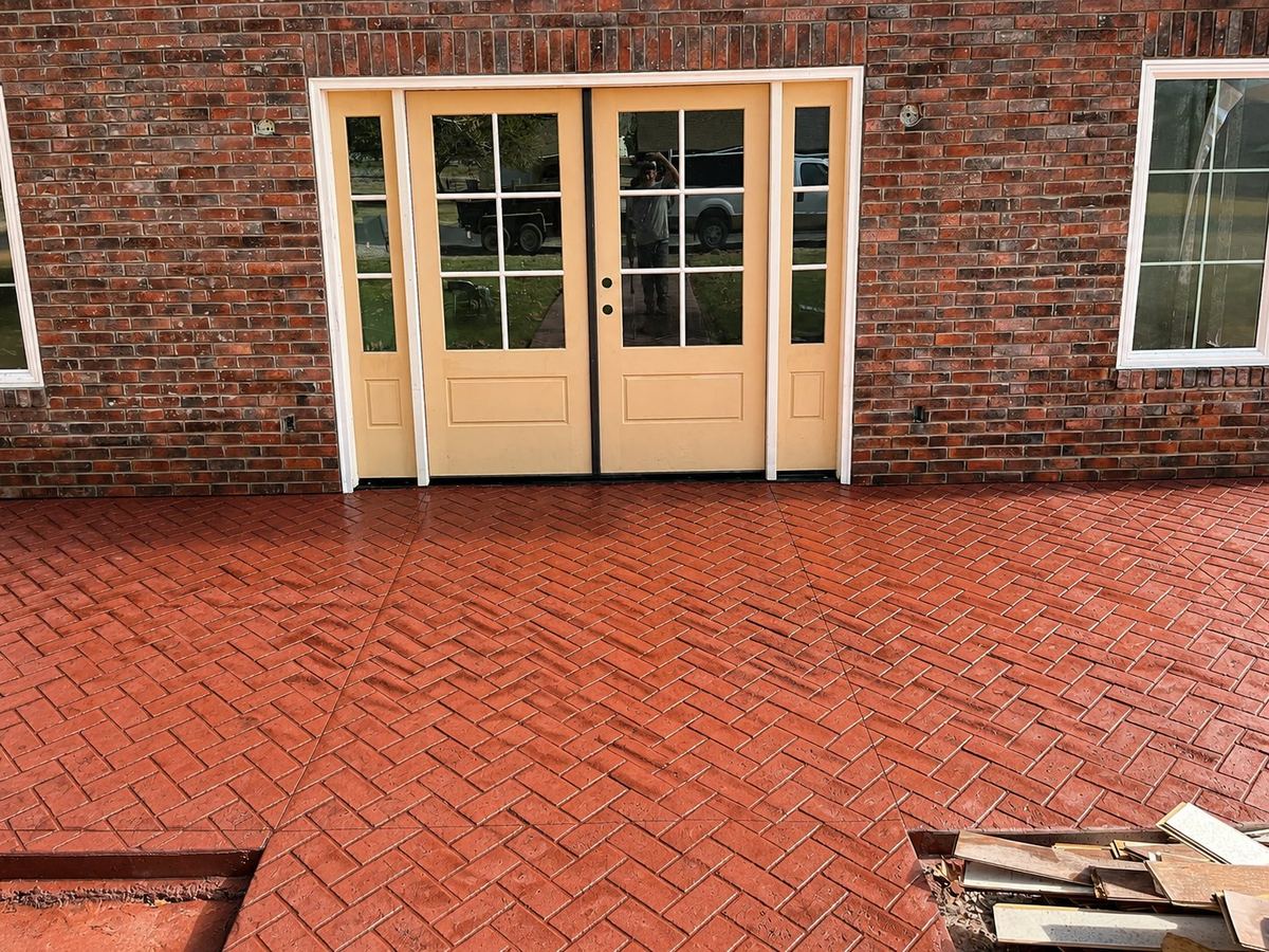 Heavy-duty concrete RV pad poured in St. George, Utah by Sanchez Concrete